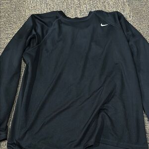 Nike Black Long Sleeve Performance Top
